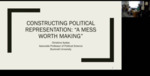 Constructing Political Representation: "A Mess Worth Making" by Christina Xydias